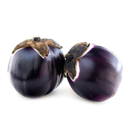 Pianta di Melanzana tonda violetta di Firenze